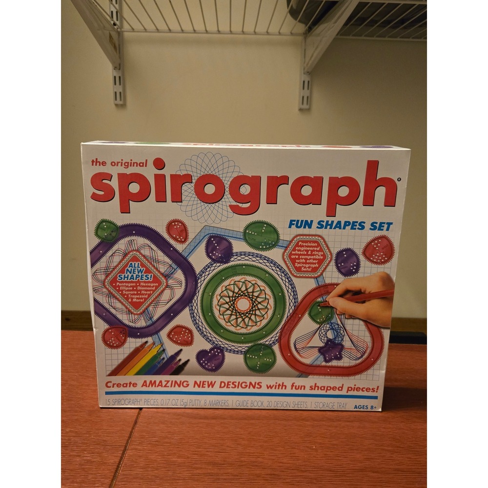 The Original Spirograph Fun Shapes Set PlayMonster‎ Drawing Art Kit 01032